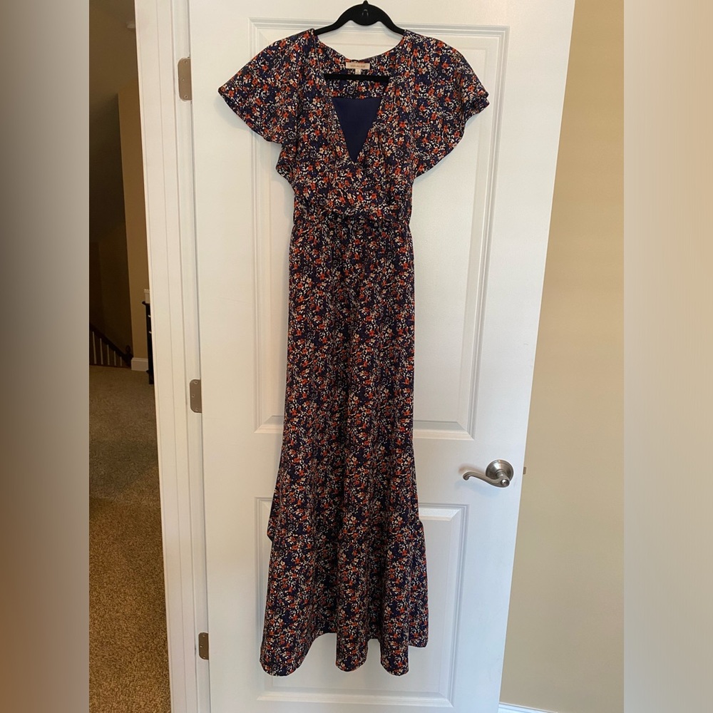 Skies Are Blue Maxi Floral Dress